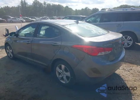 2012 Hyundai Elantra Gls из США, поврежденный, VIN 5NPDH4AE3CH108972